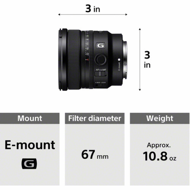 Sony Sony FE 16mm F1.8 G OSS