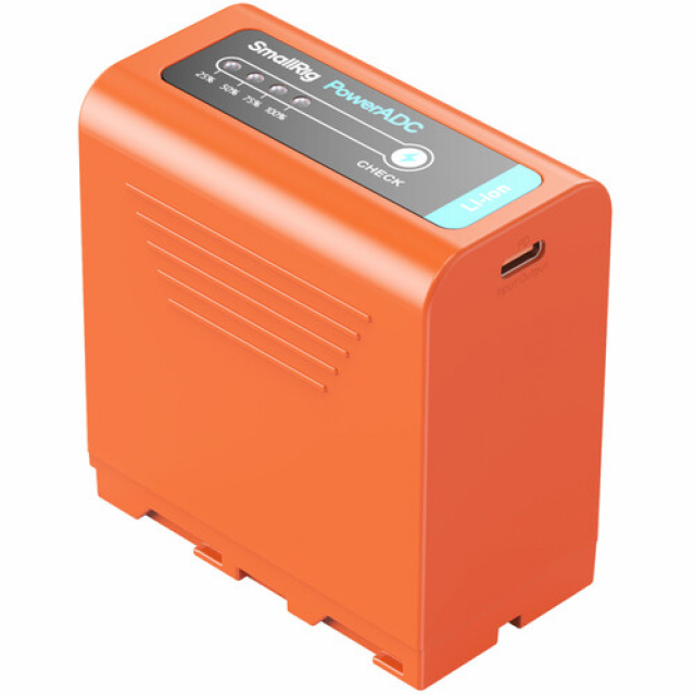 Smallrig SmallRig NP-F970 USB-C Rechargeable Camera Battery (Orange) 4972