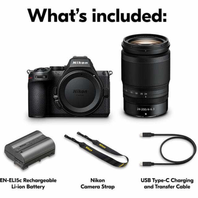 Nikon Nikon Z5 II + Z 24-200mm f/4-6.3 VR + SD 128 gb - Gar. Nital