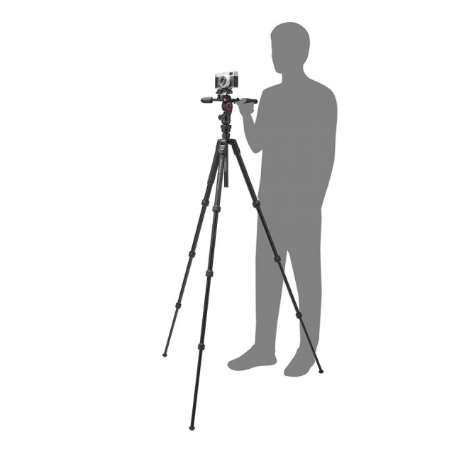 Manfrotto Befree Kit GT PRO 3 - Way in Alluminio - Cod.MKBFRTL4FB-BH