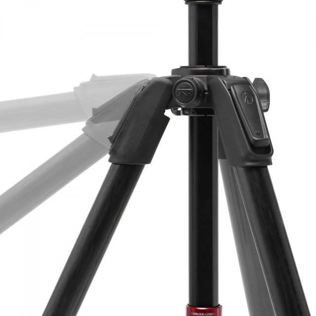 Manfrotto Kit Testa Fluida 502 + 055 video in Carbon. Col. Livellante 4 SEZ.