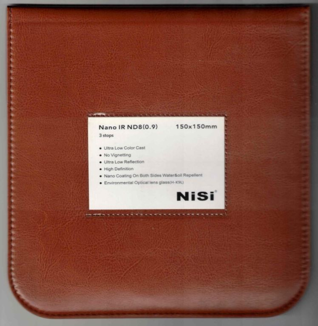  Nisi Filtro ND8 (0.9) 150*150 mm Nano IR ND -Usato-