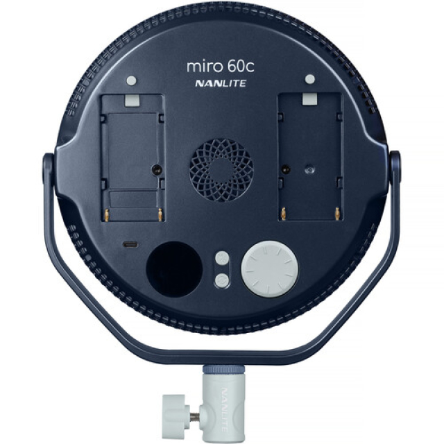 Nanlite Nanlite - Miro 60C Led Full-Color Round Panel Light Midnight Blue