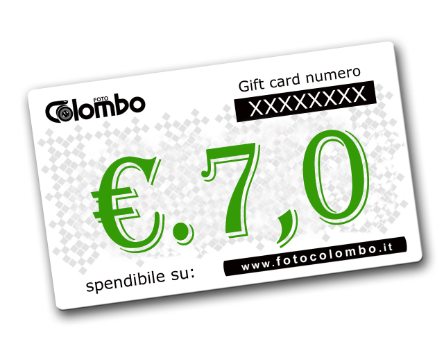  Giftcard 7 euro compresa