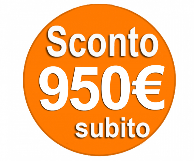  Sconto subito 950 euro