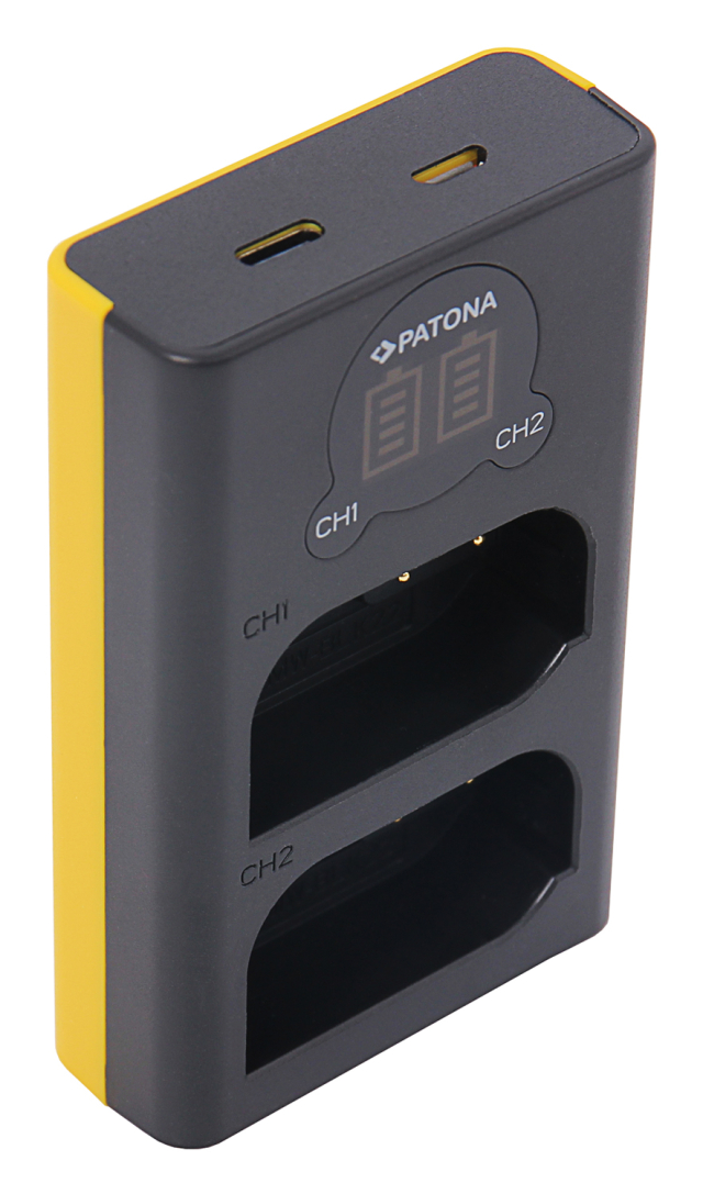 Patona Patona Caricabatteria Usb Dual per Panasonic DMW-BLK22