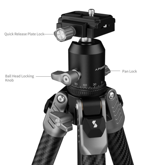 Smallrig SmallRig Portable Photo Carbon Fiber Tripod 5478