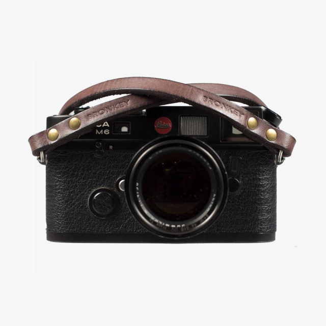 Bronkey Bronkey Berlin #102 - Brown Leather camera strap