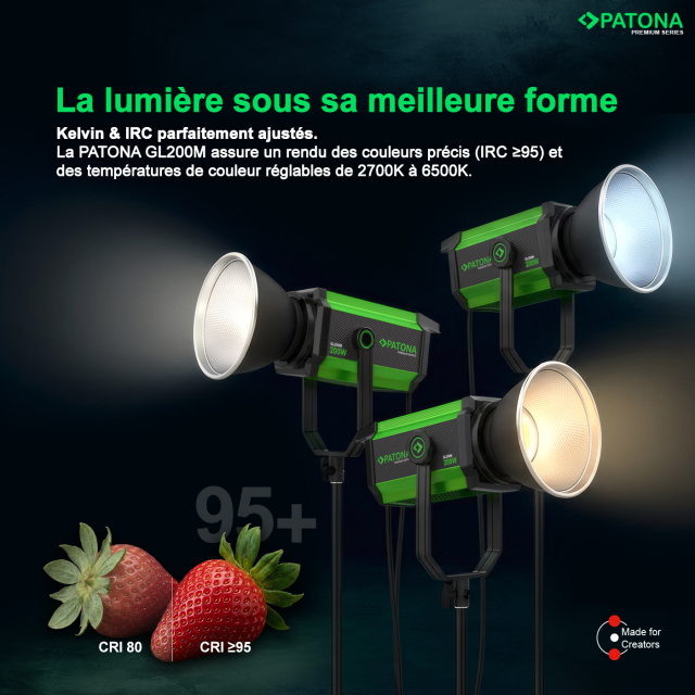 Patona Patona PREMIUM GL200M BI-COLOR COB LED STUDIO LIGHT 200W