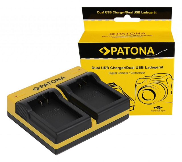 Patona Patona Caricabatt. doppio Nikon EN-EL25 Cavo micro USB