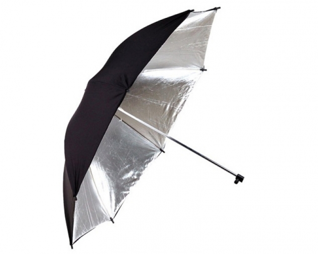 Phottix Phottix - OMBRELLO RIFLETTENTE argento/nero 152cm (60'') S&B