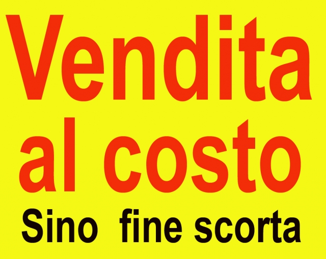  Al costo sino a fine scorta
