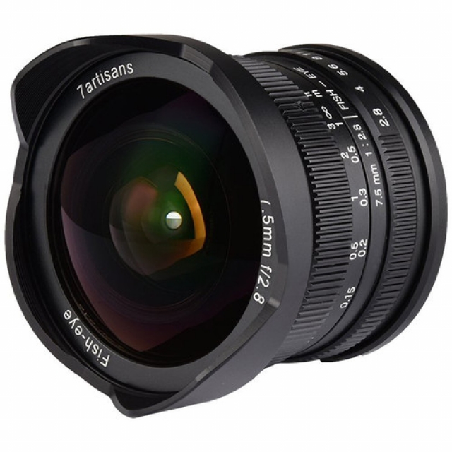 7artisan 7artisans 7.5 mm f/2.8 per Micro 4/3