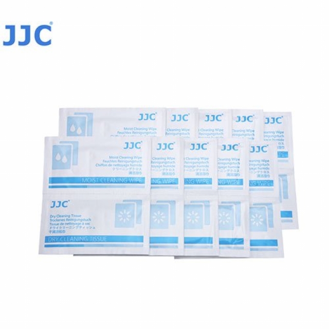 Jjc JJC - 10 coppie di Kit salviettine Umide/asciutte