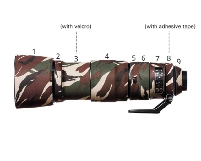 Easycover Easycover - Lens Oaks for Nikon 200-500mm f/5.6 VR Green camouflage