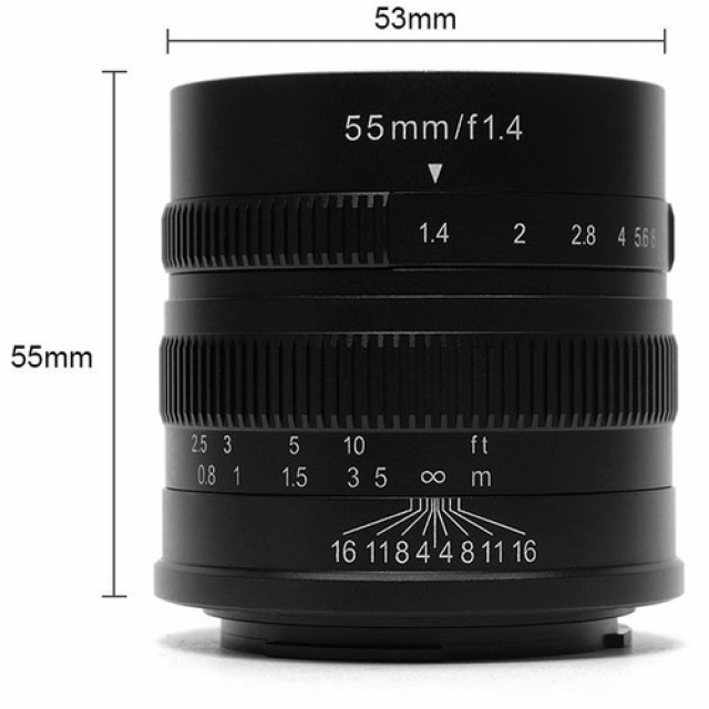 7artisan 7artisans 55 mm f/1.4 Micro 4/3