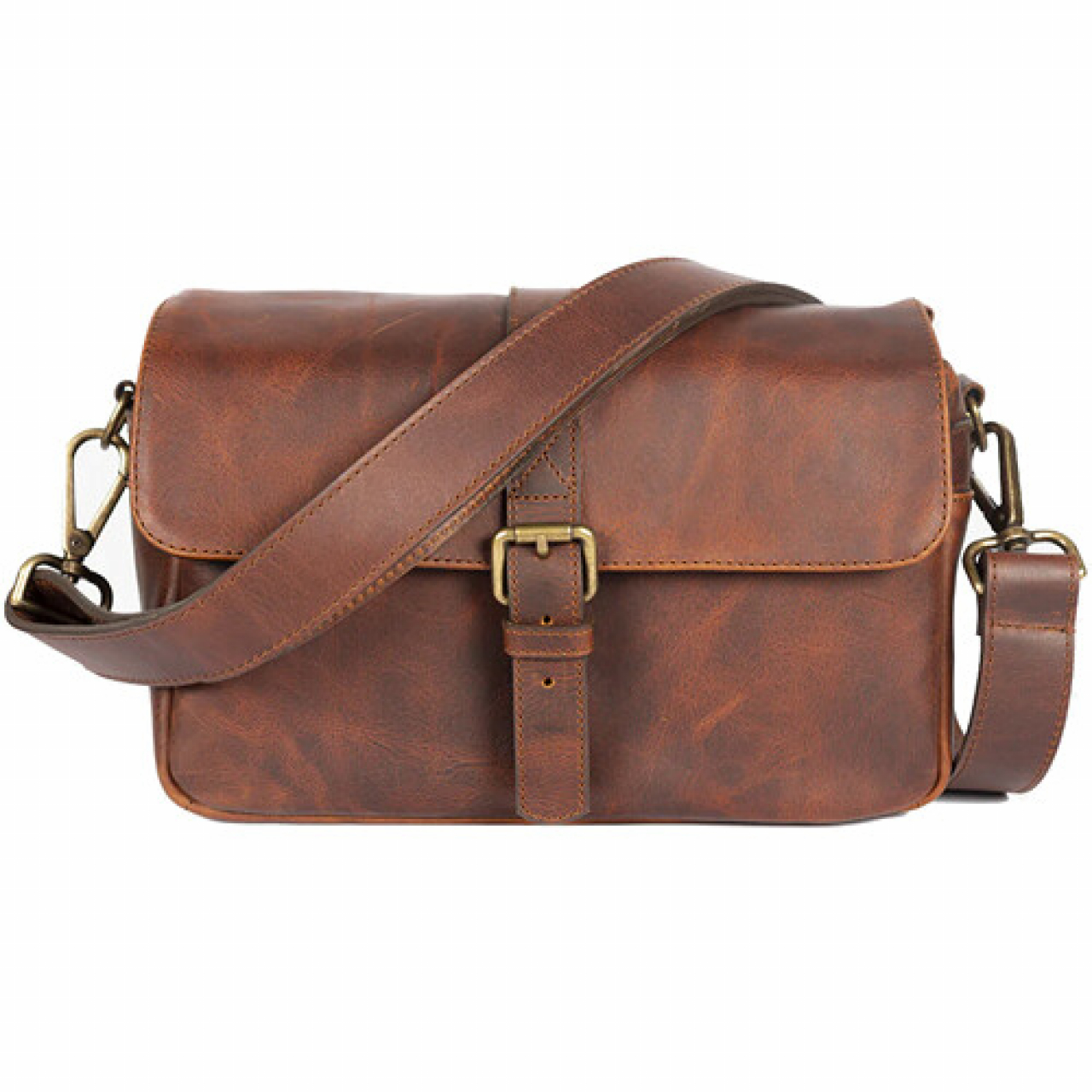 Bronkey Bronkey Paris Leather Camera Bag - Cognac, borsa piccola