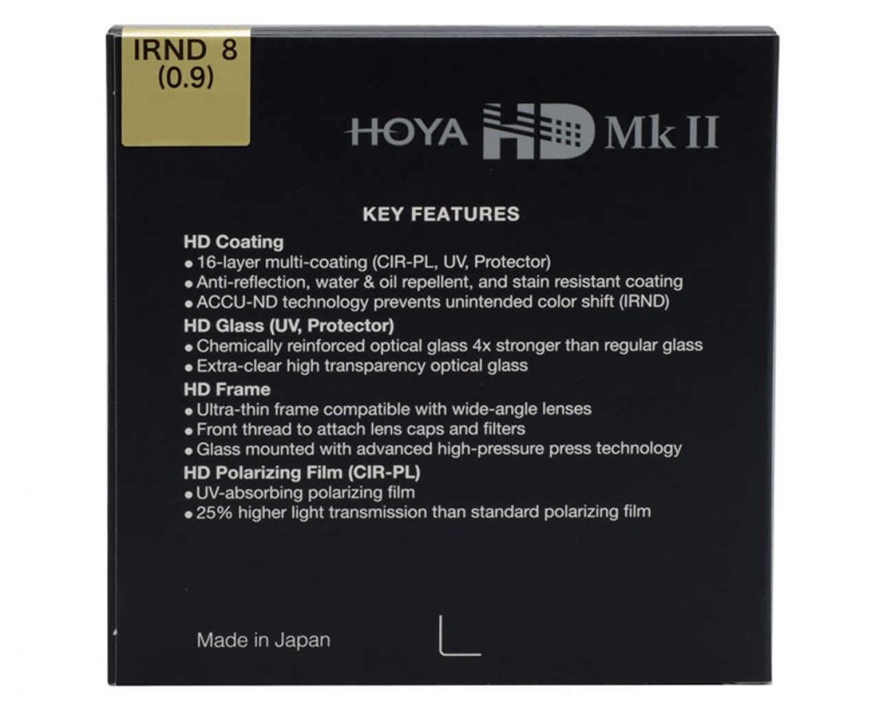 Hoya Hoya Filtro HD MkII IRND8 (0.9) 82mm