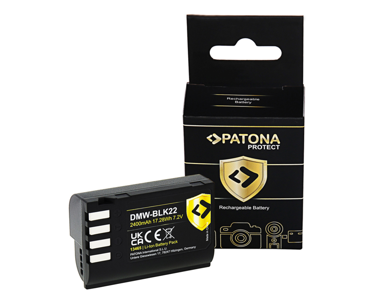 Patona Patona Protect DMW-BLK22 Panasonic DC-S5, G9, GH5, GH5S