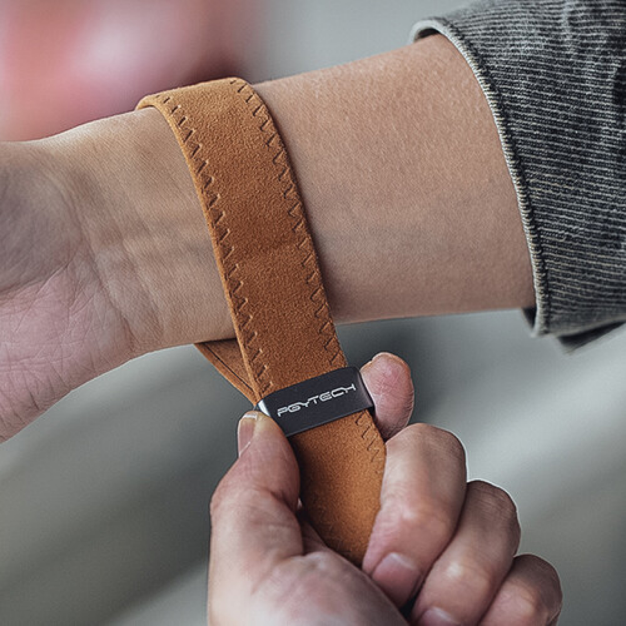 Pgytech Pgytech CB-124 camera wrist strap marrone