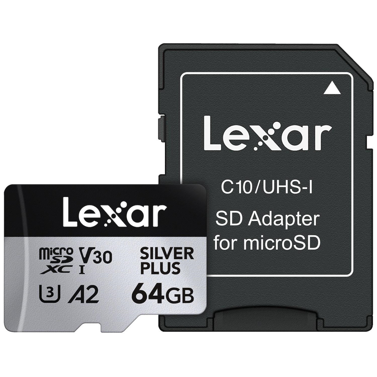 Lexar Lexar 64GB Microsdxc SILVER PLUS A2 V30