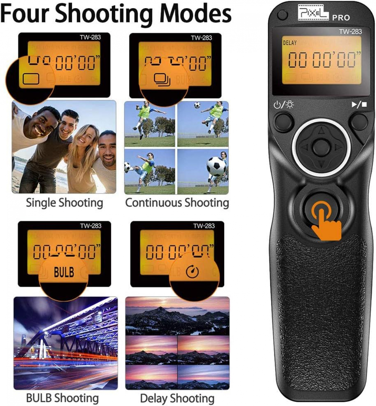 Pixel Pixel TW-283/N3 Wireless timer remote control Canon TC-80N3