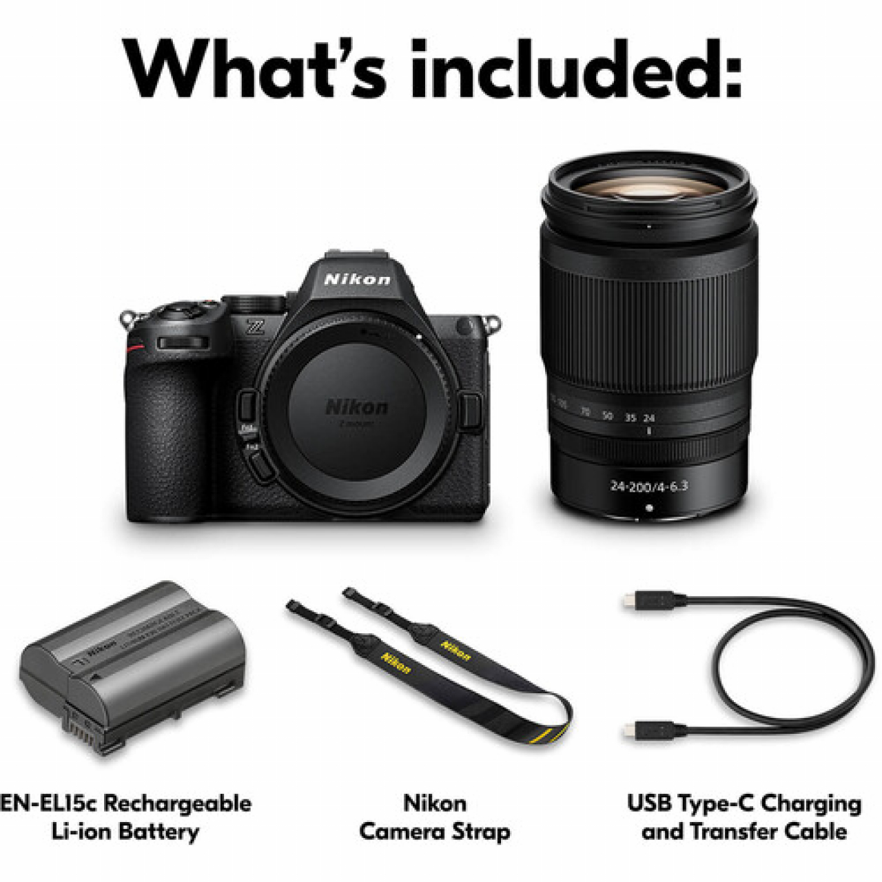 Nikon Nikon Z5 II + Z 24-200mm f/4-6.3 VR + SD 128 gb - Gar. Nital