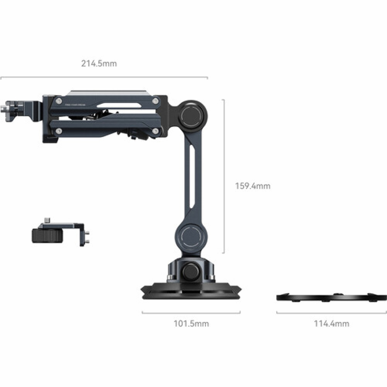 Smallrig SmallRig mini Shock Absorber Arm for DJI Osmo Pocket 3 / GoPro HERO13 / Insta360 X4 5123