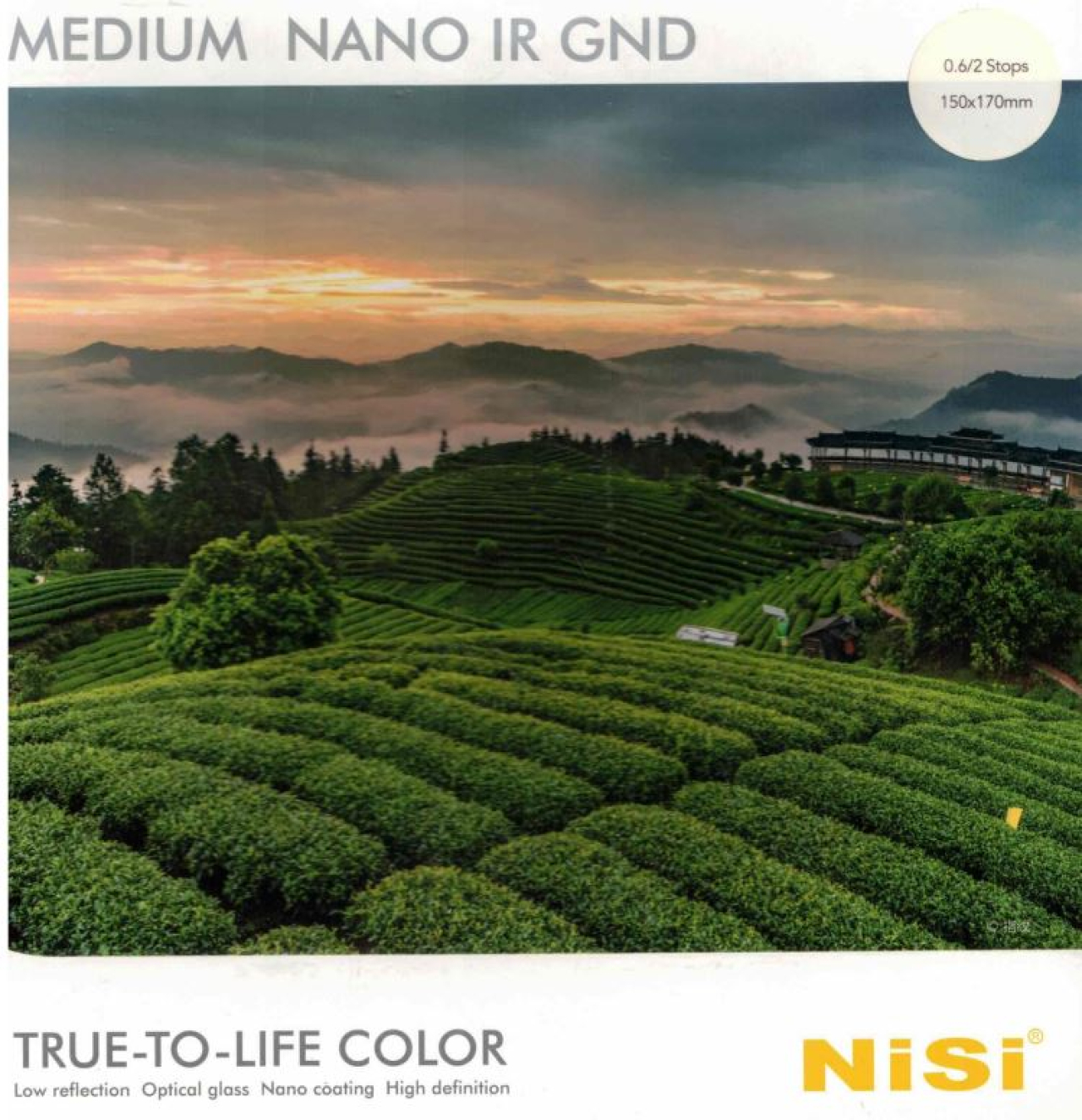  Nisi Medium Graduato Nano IR GND8 150X170MM  0,6/2 STOP