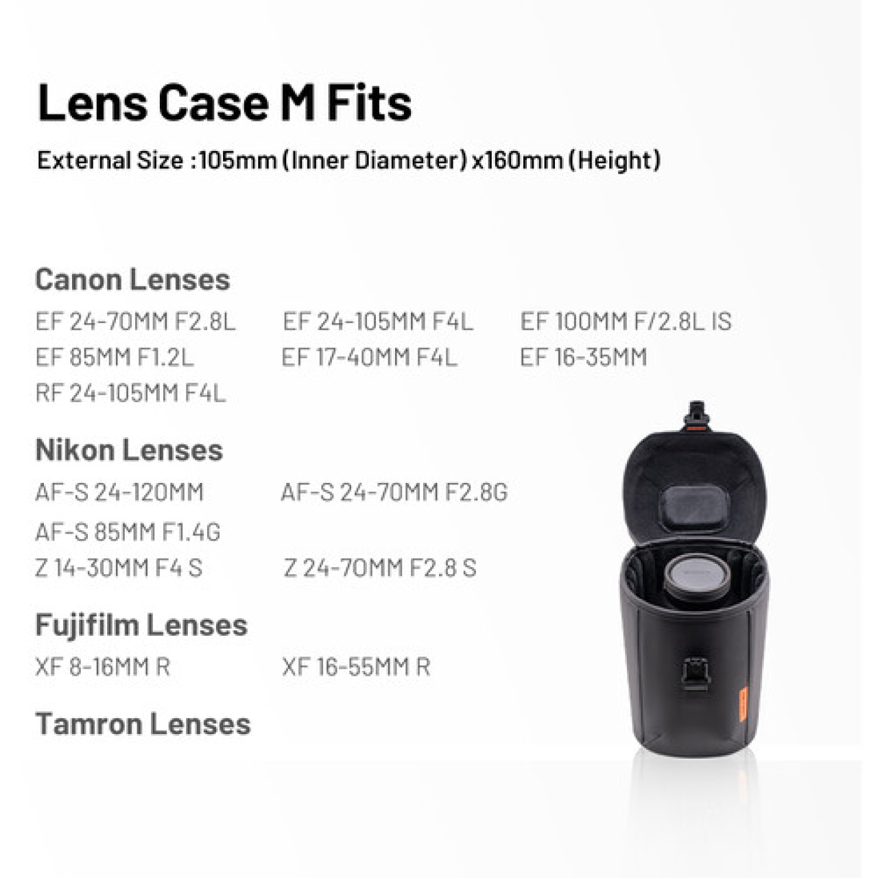 Pgytech Pgytech CB-252 Lens Case M