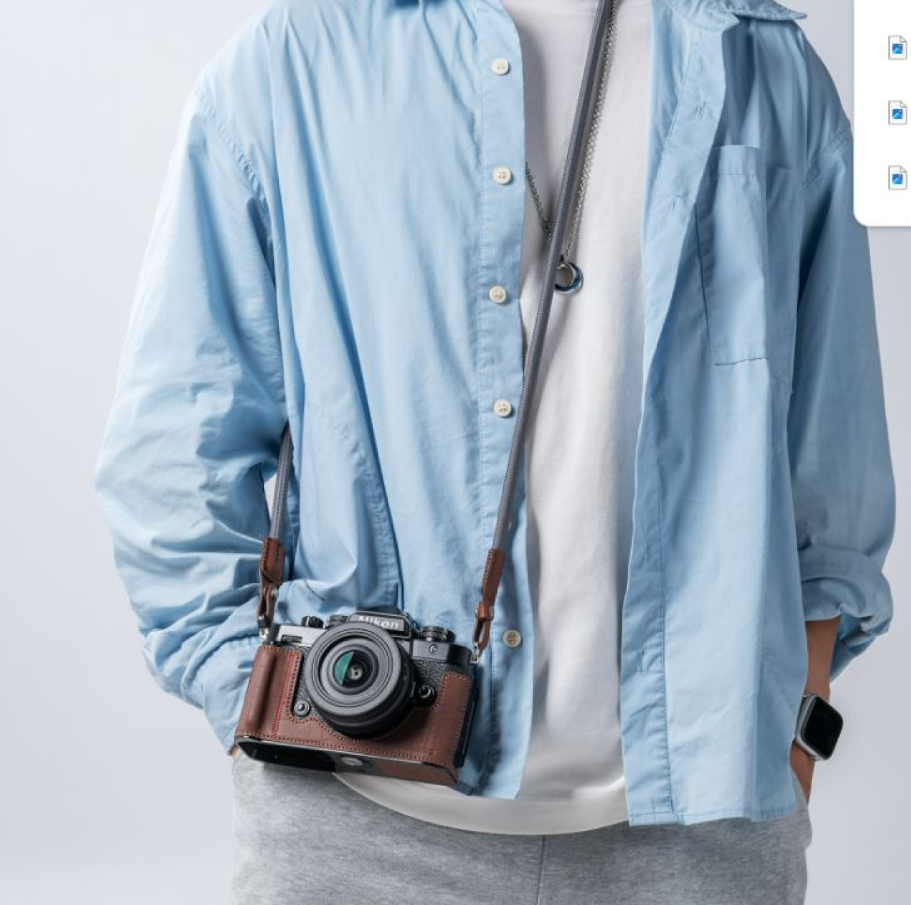 Smallrig SmallRig Brown Leather Case Nikon Zf