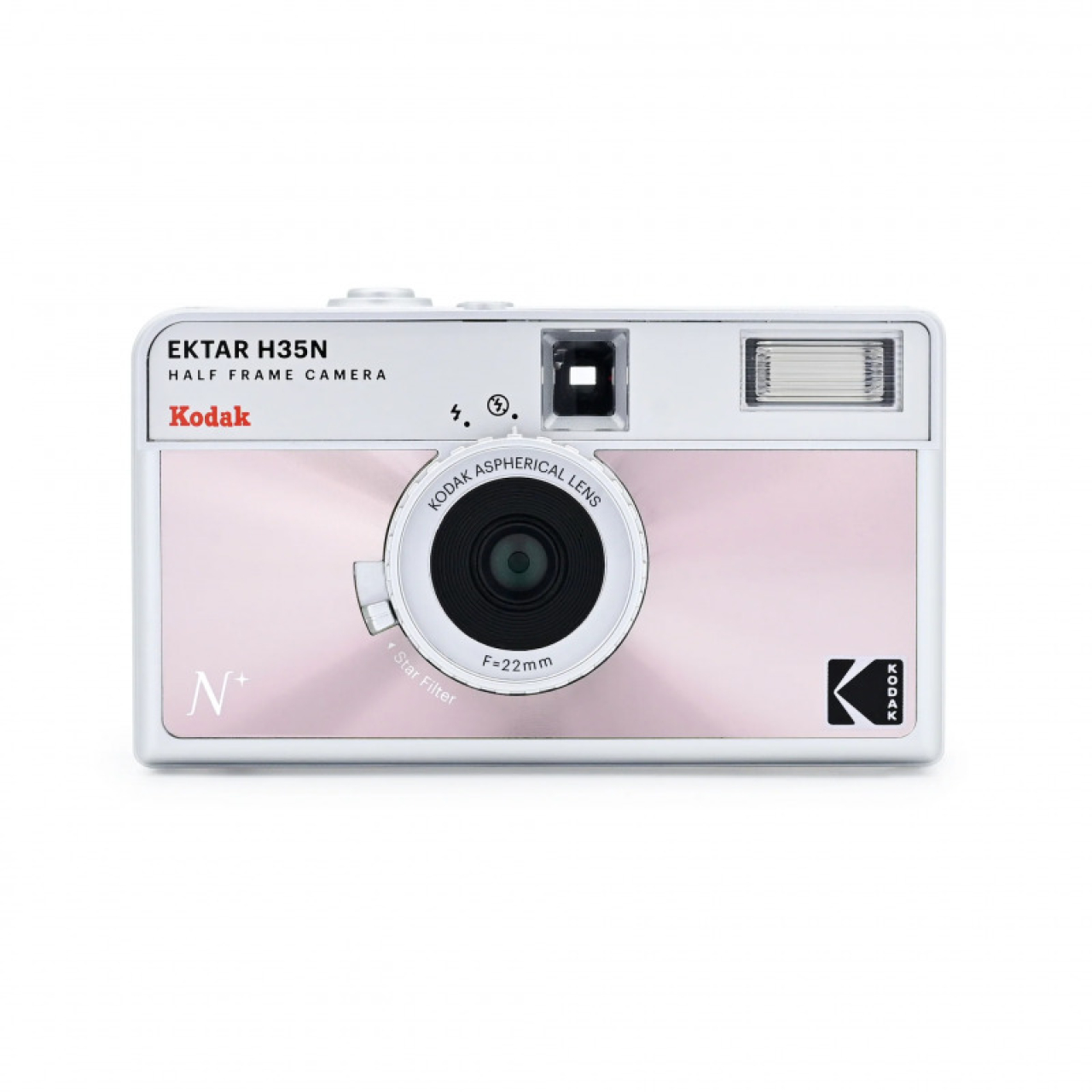 Kodak Kodak Ektar H35-N Half Frame Film Camera Analogica RK0306 Striped Glazed Pink
