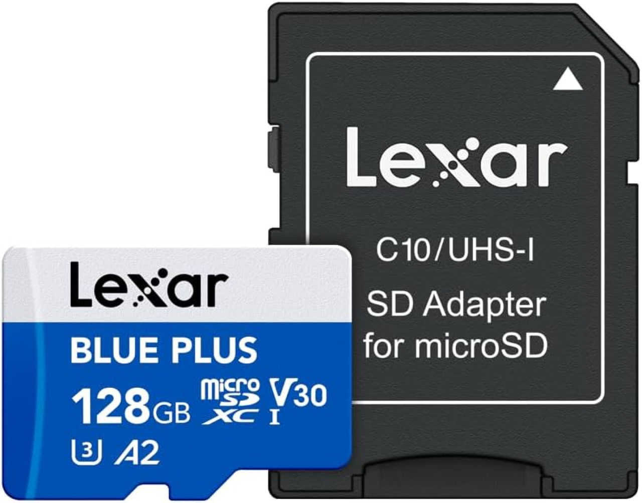 Lexar Lexar 128GB LEXAR MICROSDXC BLUE PLUS W/ADAT.