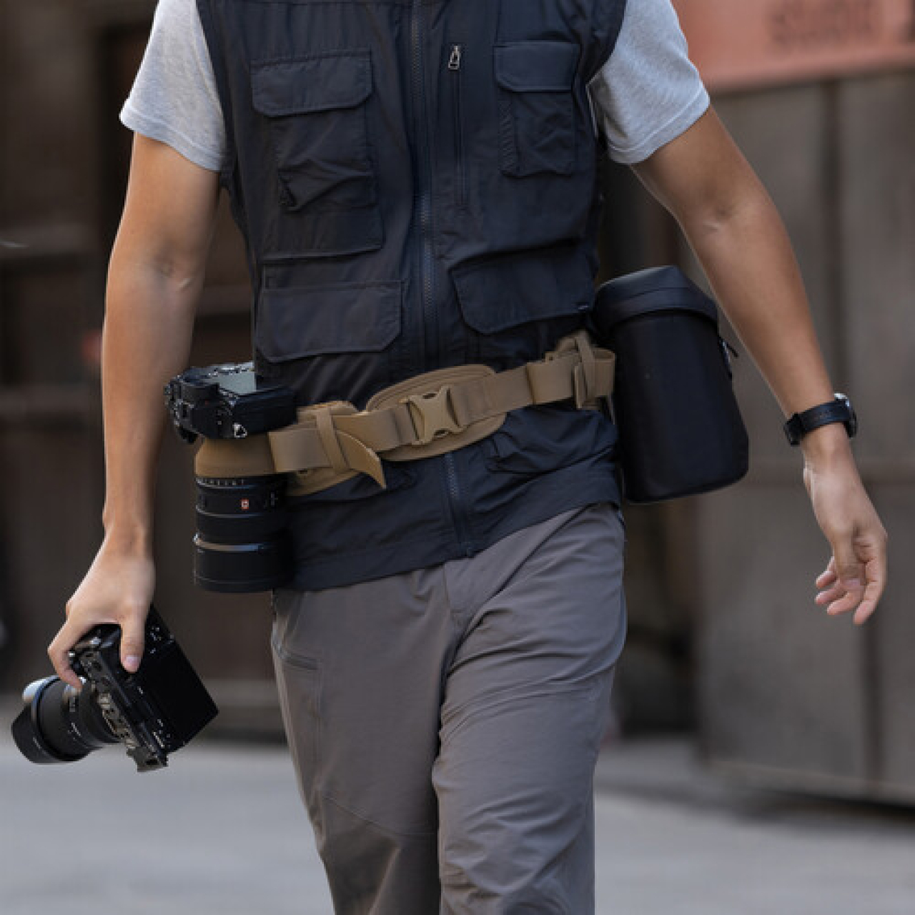 Pgytech Pgytech CB-585 OneMo Photography Waist Belt (Coyote Brown)