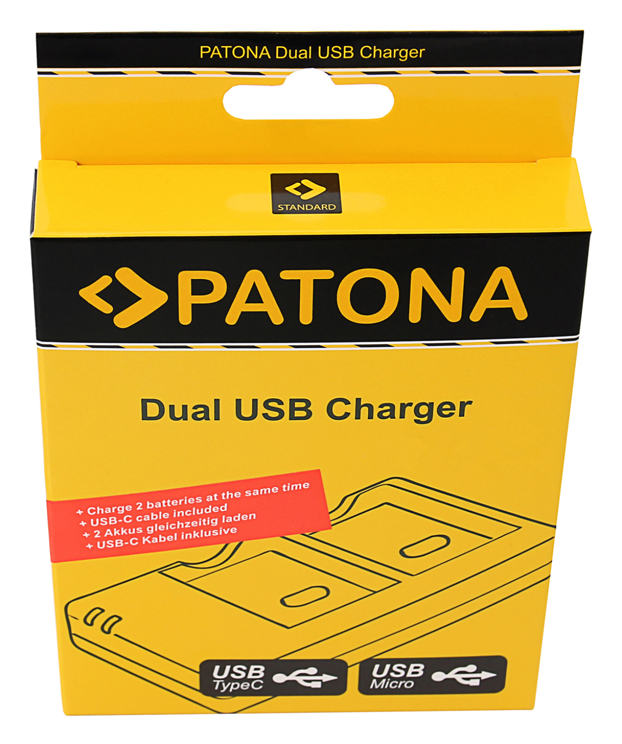 Patona Patona Caricabatteria Usb Dual per Sony NP-FZ100