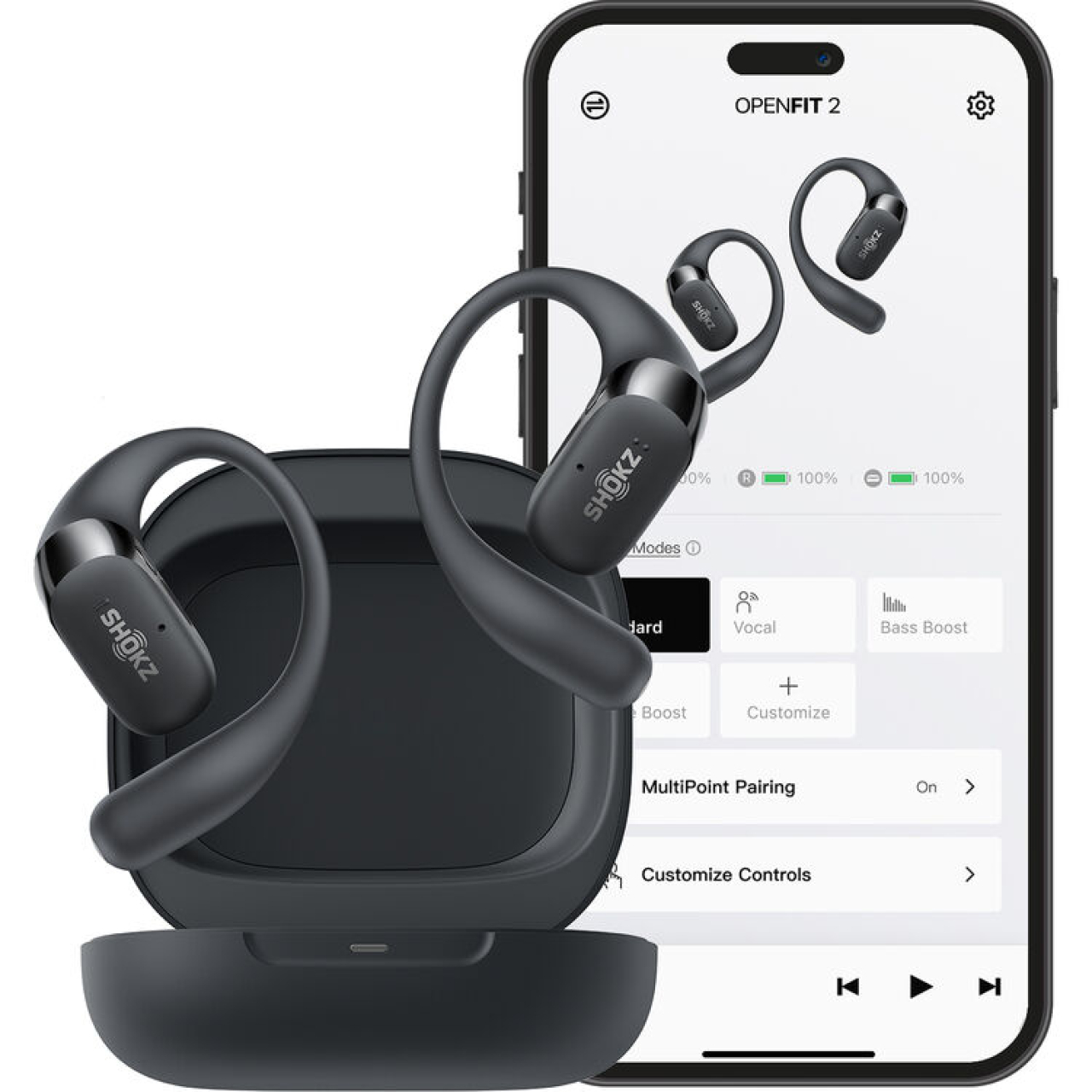 Shokz Shokz OpenFit 2+ Black