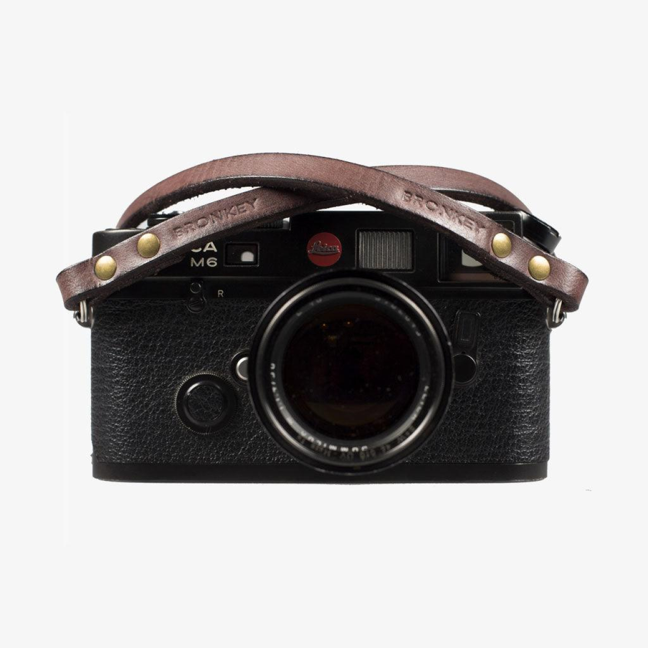 Bronkey Bronkey Berlin #102 - Brown Leather camera strap