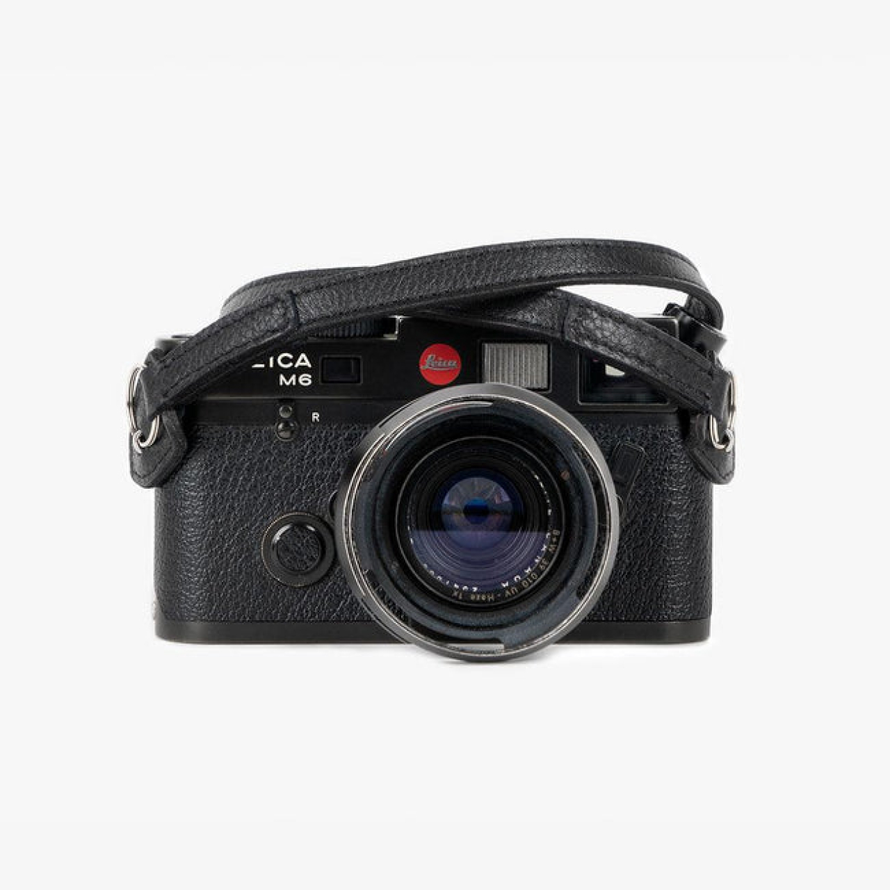 Bronkey Bronkey Roma #101 - Black Leather camera strap