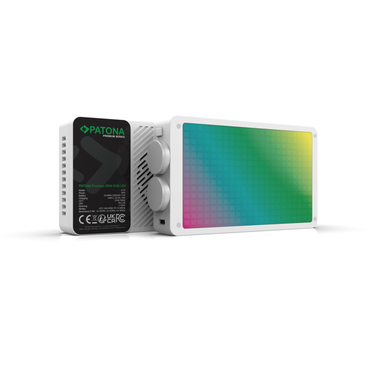 Patona Patona PREMIUM SR40 RGB LED PHOTO-/VIDEO LIGHT