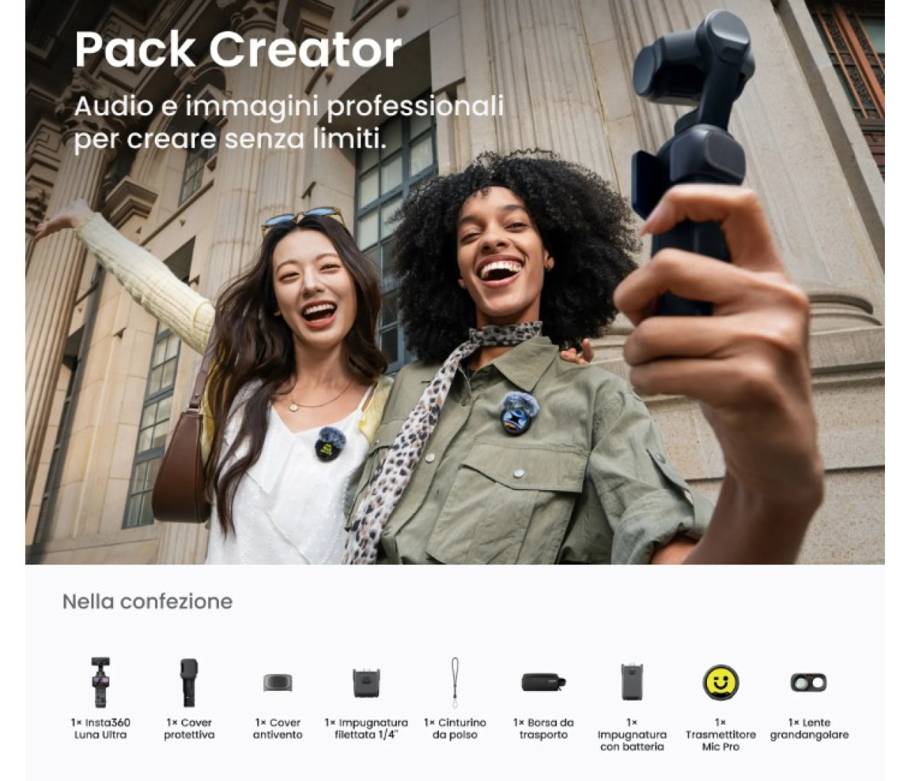 Insta360 Insta360 Luna Ultra Creator Bundle Black