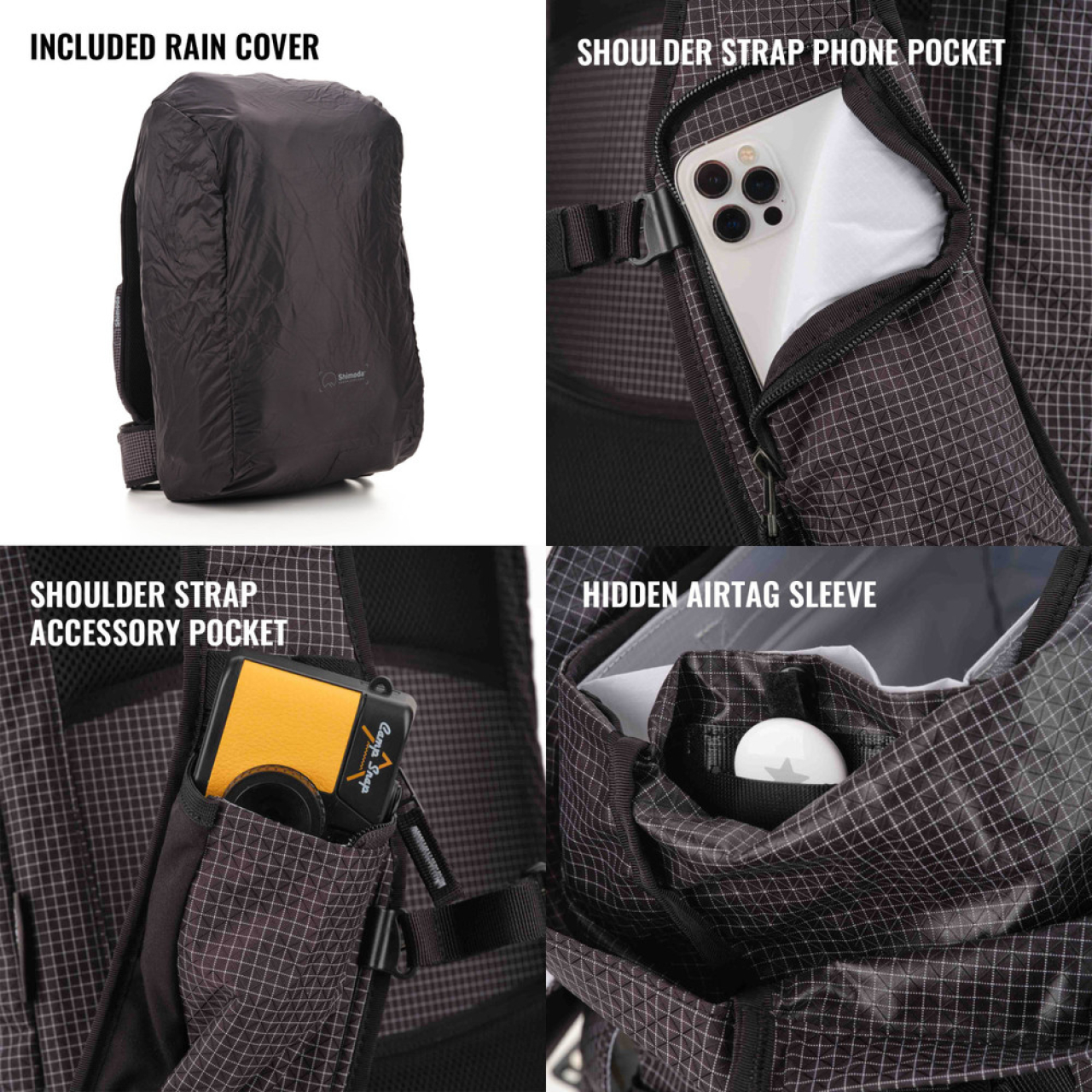 Shimoda Shimoda Sidecountry 28 Black/White (520-350)