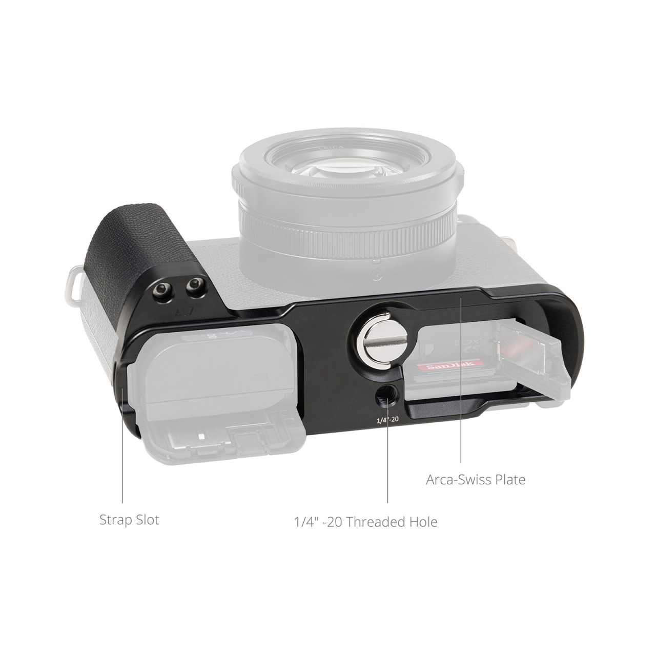 Smallrig SmallRig L-Shaped Mount Plate Handle for Panasonic LUMIX L10 (Black) 5700