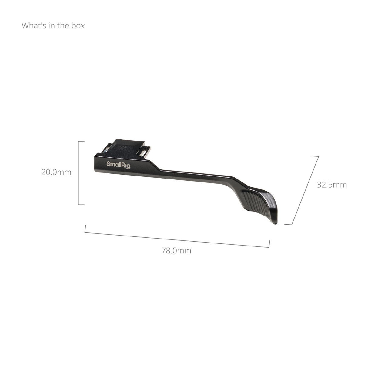 Smallrig SmallRig Thumb Grip for Panasonic LUMIX L10 (Black) 5702