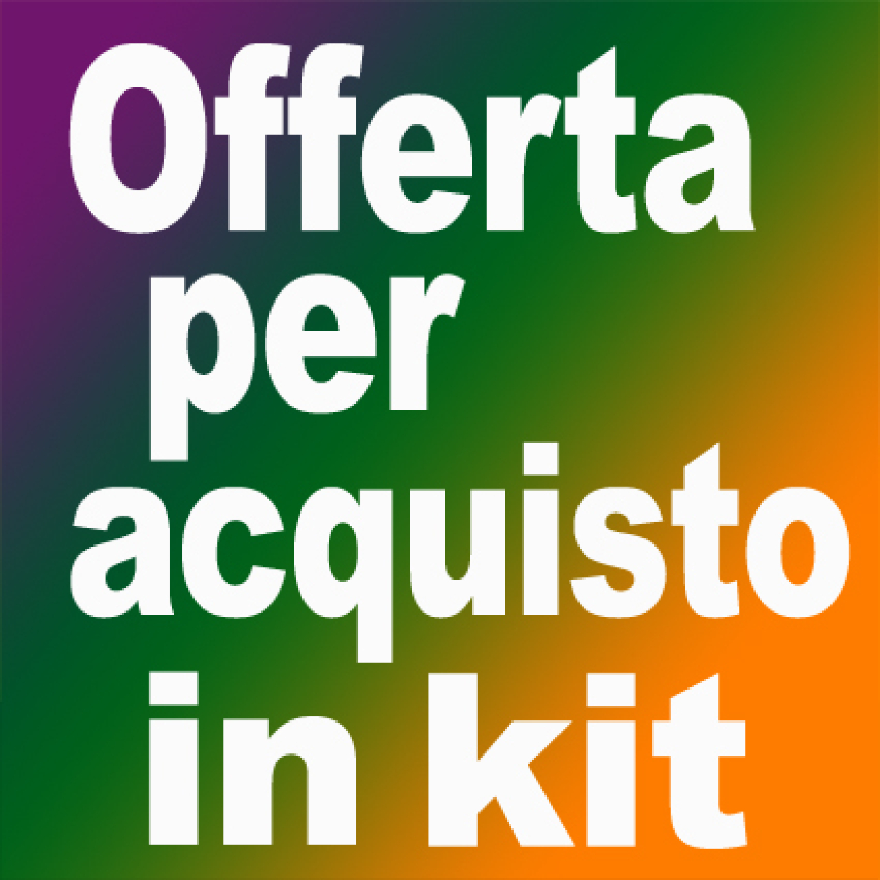  Acquisto in kit