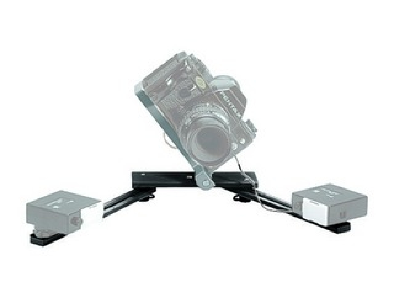Manfrotto MANFROTTO 330 B SUPPORTO PER 2 FLASH MACRO NERO