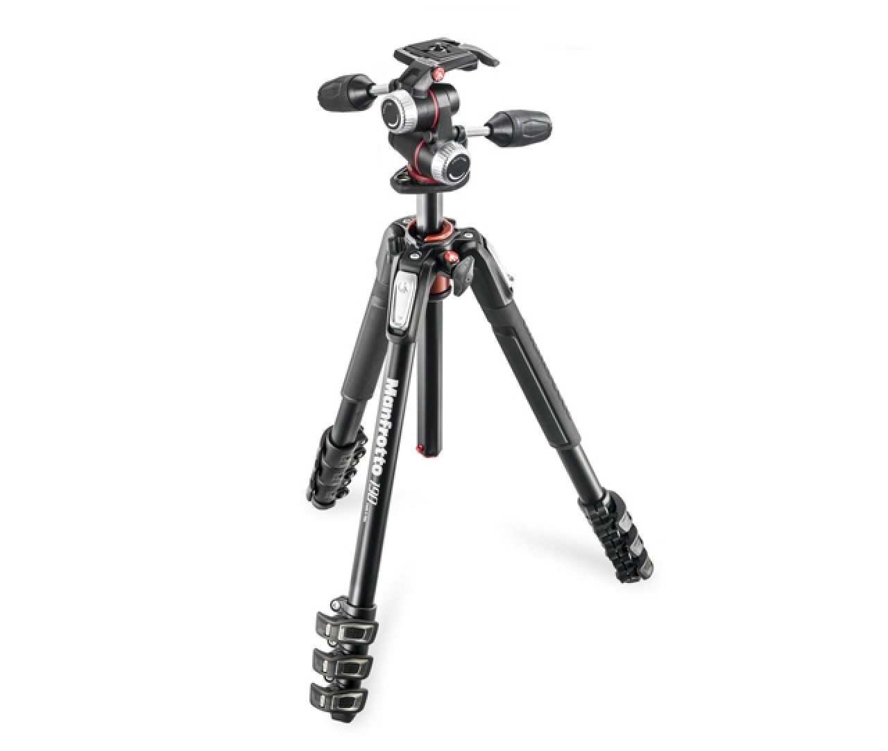 Manfrotto MANFROTTO MK 190 XPRO4 + Testa 3W HEAD (MK190XPRO4-3W)