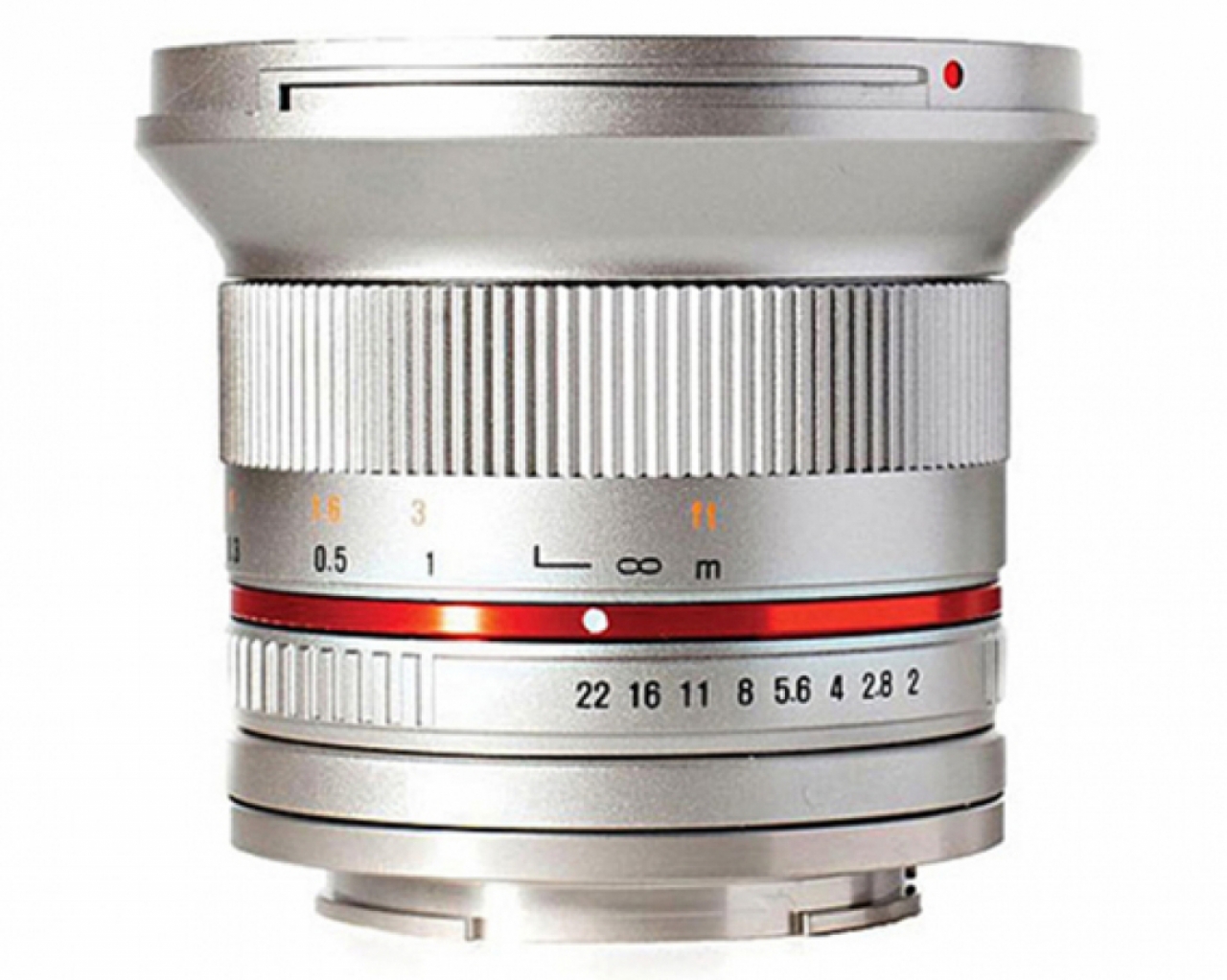 Samyang Samyang Ob. 12MM f/2 NCS CS per Sony E-mount Silver