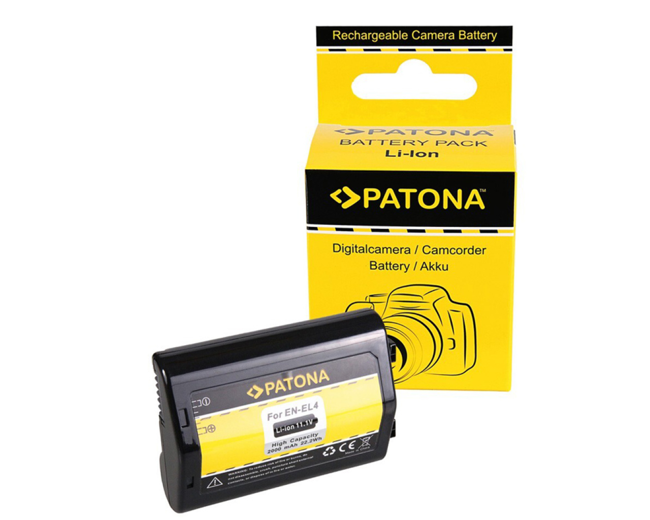 Patona BATTERIA NIKON EN-EL4/EN-EL4A DI PATONA