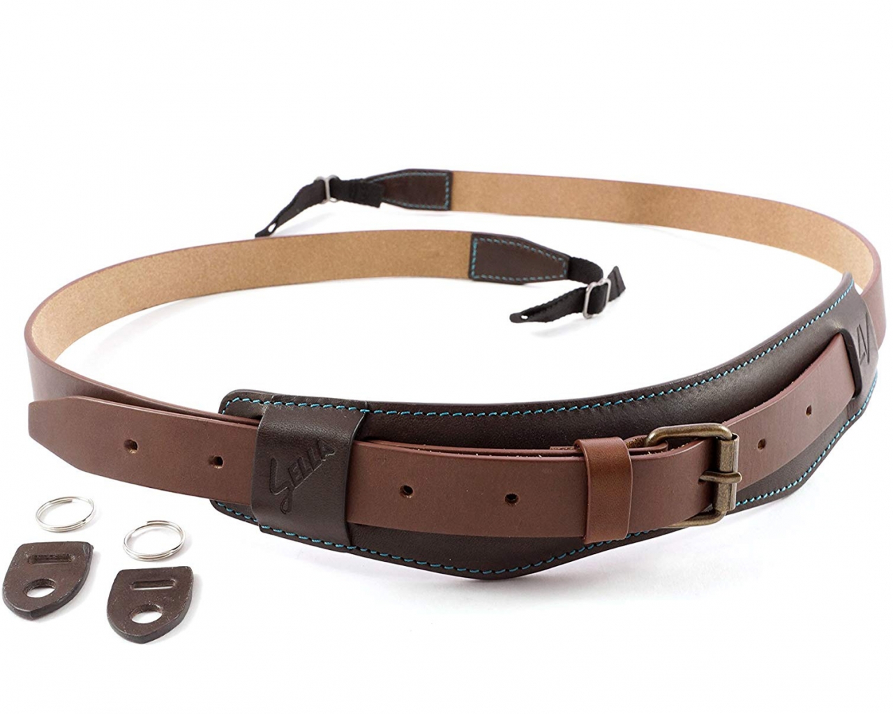 4v design 4V Design - SADDLE Bandoulière Grand Café / Marron