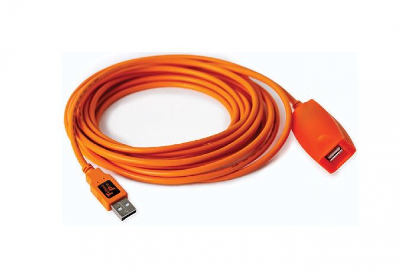 Tether tools Tether Tools - TetherPro USB 2.0 Active Extension, 16', Hi-Visibility ORG